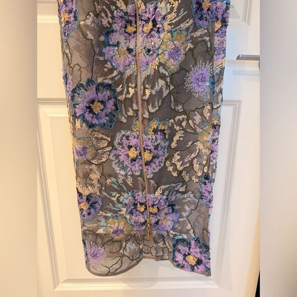 NWOT Bronx and Banco Violet Floral Maxi Dress - Picture 9 of 15